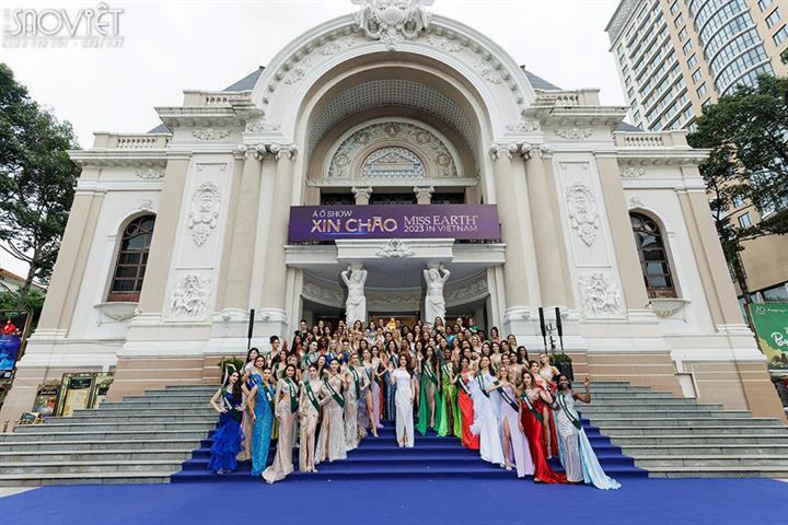 90 thí sinh Miss Earth 2023 ra mắt khán giả Việt Nam 