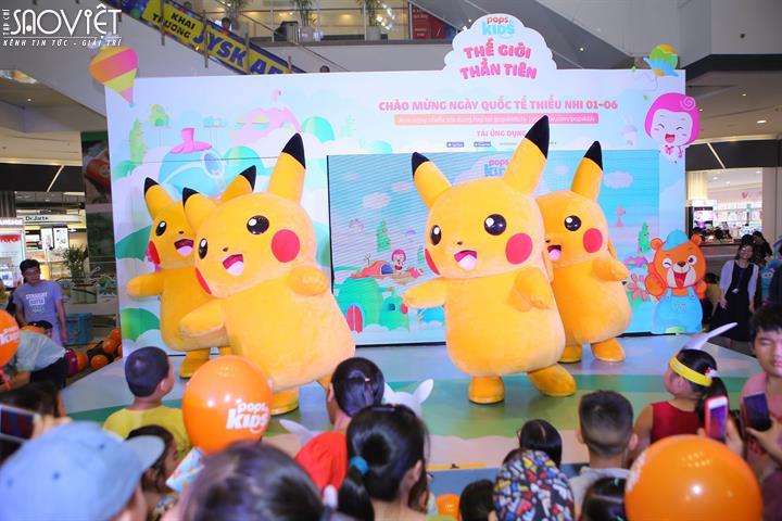 ”Binh đoàn” Pikachu mập ú gây siêu dễ thương gây “náo loạn” Aoen Tân Phú