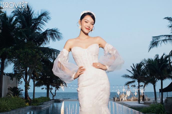 Váy cưới hơn 370 triệu đồng của Minh Hằng