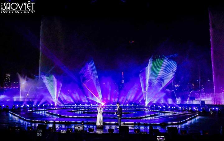 Dàn sao Việt “cháy hết mình” trong sự kiện ra mắt Lễ hội nhạc nước lớn nhất Đông Nam Á tại The Global City 