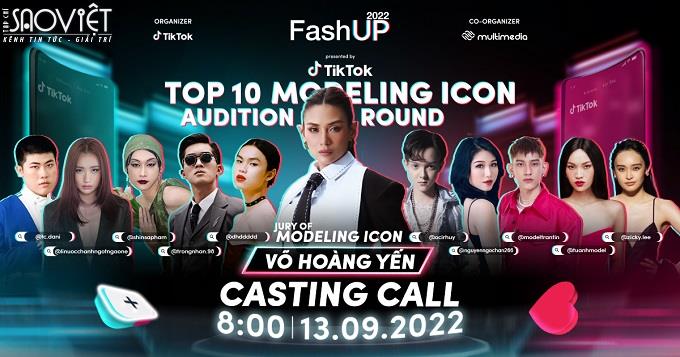 FashUP 2022 by TikTok sẵn sàng cho buổi casting offline