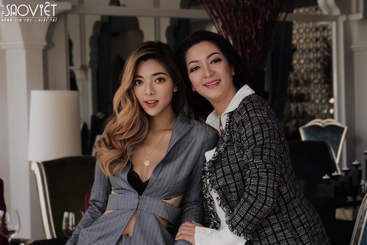 Hoa hậu Điện ảnh 1992 Thanh Xuân “tái xuất” hỗ trợ con gái Katleen Phan Võ