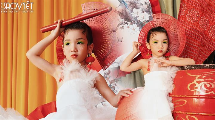 Mẫu nhí Lưu Hương Giang hóa công chúa kiêu kì trong bộ ảnh thời trang mới