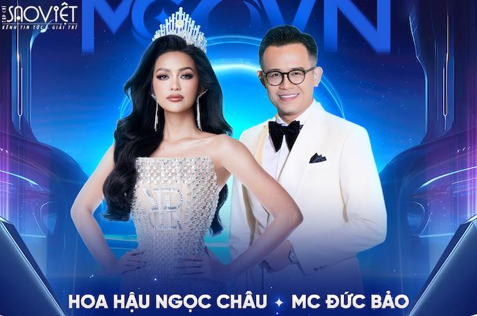 MC Đức Bảo – Hoa hậu Ngọc Châu là MC chính dẫn dắt hai đêm thi quyết định