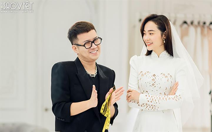 NTK Chung Thanh Phong hạnh phúc vì được thiết kế áo dài cưới cho Minh Hằng
