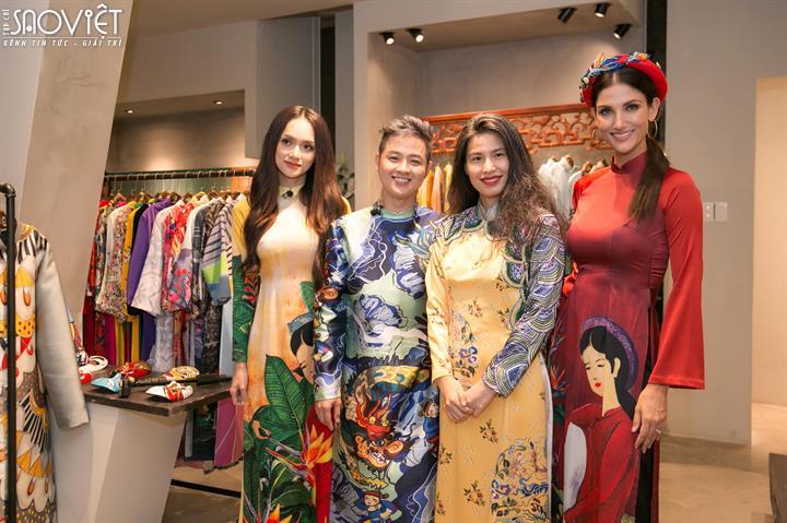 Ngắm Cindy Bishop đẹp nền nã trong tà áo dài truyền thống Việt Nam