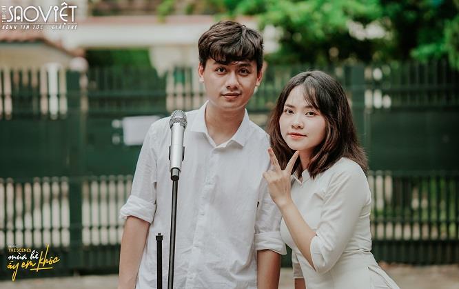 Ngô Lan Hương và rapper Lahi “tình tứ” phía sau hậu trường MV Mùa Hè Ấy Em Khóc