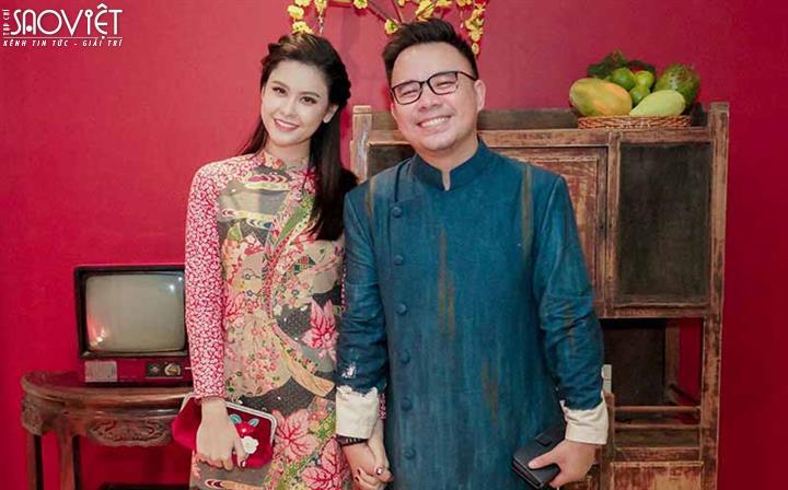 Sao Việt diện áo dài dự tiệc mừng xuân cùng Stylist Nguyễn Thiện Khiêm 