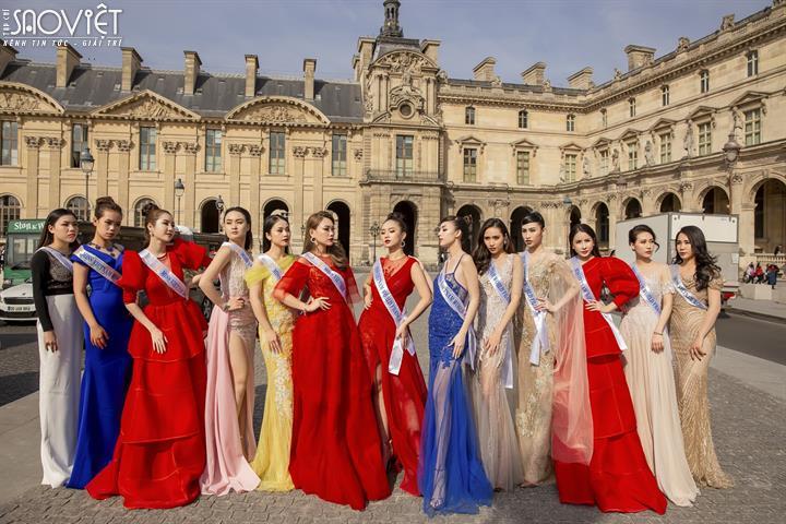 Thí sinh Hoa hậu Thế giới Người Việt tại Pháp 2019 khoe nhan sắc rạng rỡ trước thềm chung kết