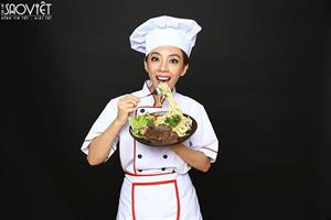 'Hoa hậu hài' Thu Trang hoà thân thành đầu bếp