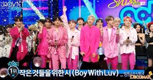 BTS lập kỷ lục lần thứ 2 đạt số điểm tuyệt đối 10000 trong BXH Music Core với hit mới “Boy With Luv”
