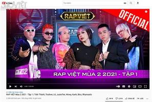Bùng nổ ngày trở lại, tập mở màn Rap Việt – Mùa 2 ghi đậm dấu ấn với những con số vô cùng ấn tượng