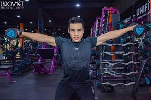 Cao Xuân Tài tăng tốc siết cơ cùng thí sinh trước chung kết Vietnam Fitness Model 2019