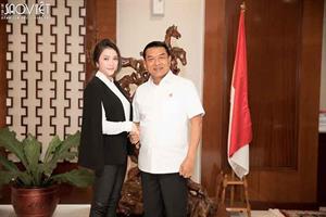 Chánh văn phòng phủ Tổng Thống Indonesia Moeldoko tiếp đón nữ doanh nhân Lý Nhã Kỳ