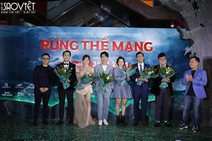 Dàn sao Vbiz hội tụ ra mắt Rừng Thế Mạng, phấn khởi khi phim Việt trở lại rạp sau 8 tháng