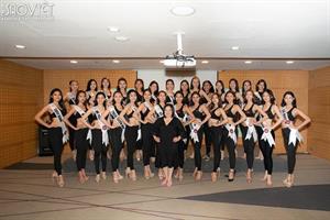 Dàn thí sinh của Miss Fitness Việt Nam tập luyện hết mình trước đêm chung kết