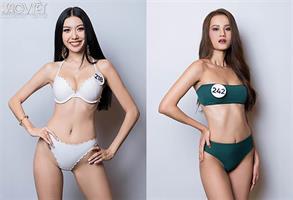 Dàn thí sinh Hoa hậu Hoàn vũ Việt Nam khoe body bốc lửa với bikini