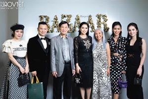 Gia đình “vua hàng hiệu” xuất hiện cùng nhau trong tiệc sinh nhật Harper’s Bazaar Việt Nam