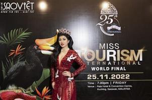 Hoa hậu Emily Hồng Nhung ngồi ghế nóng giám khảo Hoa hậu Du lịch Quốc tế 2022