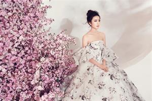 Hoa hậu Kim Ngọc thướt tha trong dạ hội kiểu cách Tết Kỷ Hợi