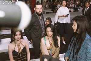 Hương Giang tham dự show diễn của nhà mốt Moschino tại Milan Fashion Week