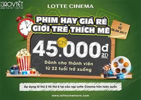 Khai trương cụm rạp Lotte cinema Đồng Hới