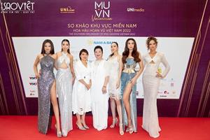 Không khí buổi sơ khảo phía Nam Hoa hậu Hoàn vũ Việt Nam 2022