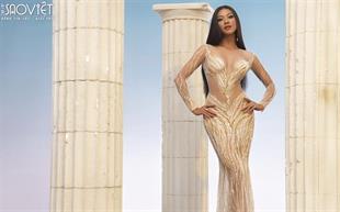 Kim Duyên đẹp hút hồn trong chiếc váy dạ hội sẽ dự thi tại Miss Universe 2021
