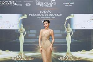 Minh Tú diện đầm gợi cảm, làm giám khảo “khó tính” của Miss Grand Việt Nam 2024