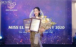 Miss Elegant Beauty 2020: Đàm Phương Ánh giành giải Người đẹp truyền thông, Người đẹp tài năng