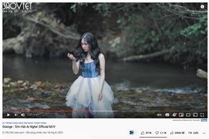 MV Em Hát Ai Nghe của Orange đạt Top 1 Trending Music Youtube