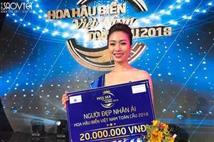 “Người đẹp nhân ái” Phạm Hồng Nhung bị MC nhầm lẫn khi gọi tên top 10 Hoa hậu Biển Việt Nam toàn cầu 2018