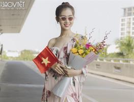 Người kế nghiệm Hương Giang lên đường sang Thái dự thi Miss International Queen 2019