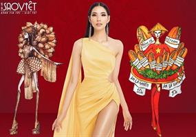 Những bài thi độc đáo dành cho trang phục dân tộc của Hoàng Thùy tại Miss Universe 2019