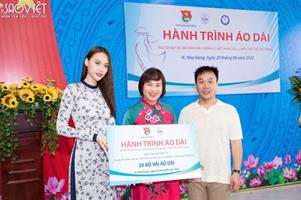 NTK Việt Hùng cùng người đẹp Đặng Hoàng Tâm Như lan tỏa yêu thương từ Hành trình Áo dài