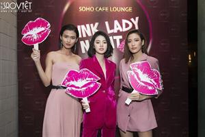 Jolie Nguyễn, Cao Thiên Trang phát cuồng vì không gian tiệc đầy màu hồng của SOHO Lounge