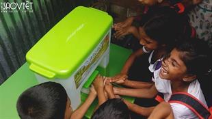 Sản phẩm rửa tay di động dành cho trẻ em LaBobo đang ‘làm mưa làm gió’ trong hội mẹ bỉm sữa
