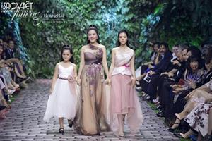   Sao Việt đưa con lên sân khấu thời trang “Thương” của Hoàng Hải