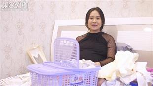 Sắp “vượt cạn”, Thanh Thúy vẫn hướng dẫn chị em chuẩn bị đồ dùng mang theo khi đi sinh