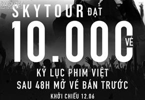 Sau 48h mở bán, SKY TOUR MOVIE của Sơn Tùng M-TP lập thành tích với 10.000 vé đặt trước sau 48h