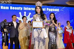 Siêu mẫu Trương Hằng đăng quang Ms Vietnam Beauty International Pageant 2018