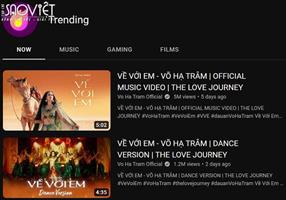 Thành tích nối tiếp thành tích, Võ Hạ Trâm chiếm luôn 2 top đầu trending Youtube với Về Với Em