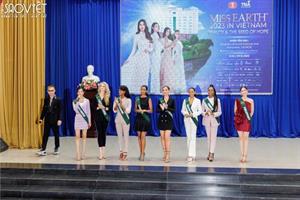 Thí sinh Miss Earth 2023 trao đổi về vấn đề môi trường với sinh viên