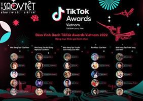TikTok Awards Việt Nam 2022 chính thức mở cổng bình chọn: Tôn vinh những dấu ấn cá nhân và tinh thần sáng tạo vì cộng đồng