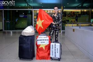 Tuyết Trần khoe body siêu mẫu, “đội bão” bay sang Trung Quốc dự thi Miss Globe