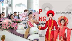 Vừa đăng quang, Hoa hậu Hoàn vũ nhí thế giới 2019 Nguyễn Ngọc Bảo Anh đã được siêu  xe ra tận sân bay đón