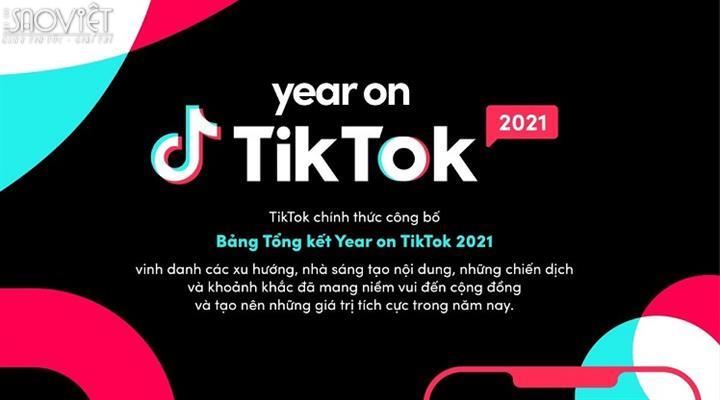 TikTok công bố Bảng Tổng kết Year on TikTok 2021