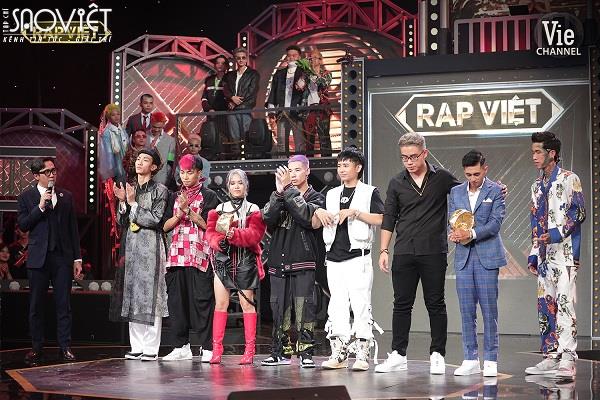 TLinh, GDucky, RPTGonzo, Dế Choắt, Lăng LD, RPT MCK, Ricky Star, Thành Draw chính thức bước vào chung kết Rap Việt 2020