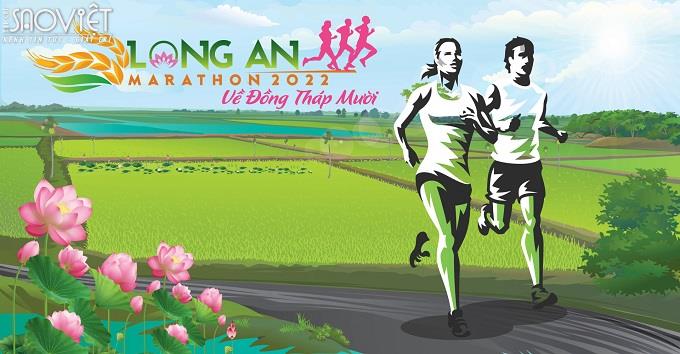 Vừa khởi động, Long An Marathon 2022 – về Đồng Tháp Mười thu hút hàng nghìn người đăng ký tham gia