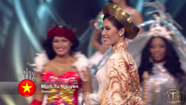 Minh Tú được trao cúp Hoa hậu Siêu quốc gia 2018 do khán giả bình chọn - Ảnh 1.